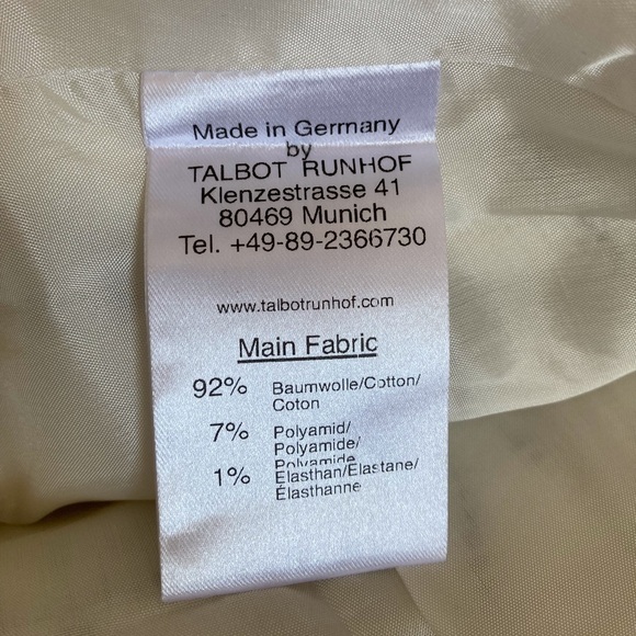 Talbot Runhof Windowpane V Neck Sleeveless Dress - Picture 6 of 12